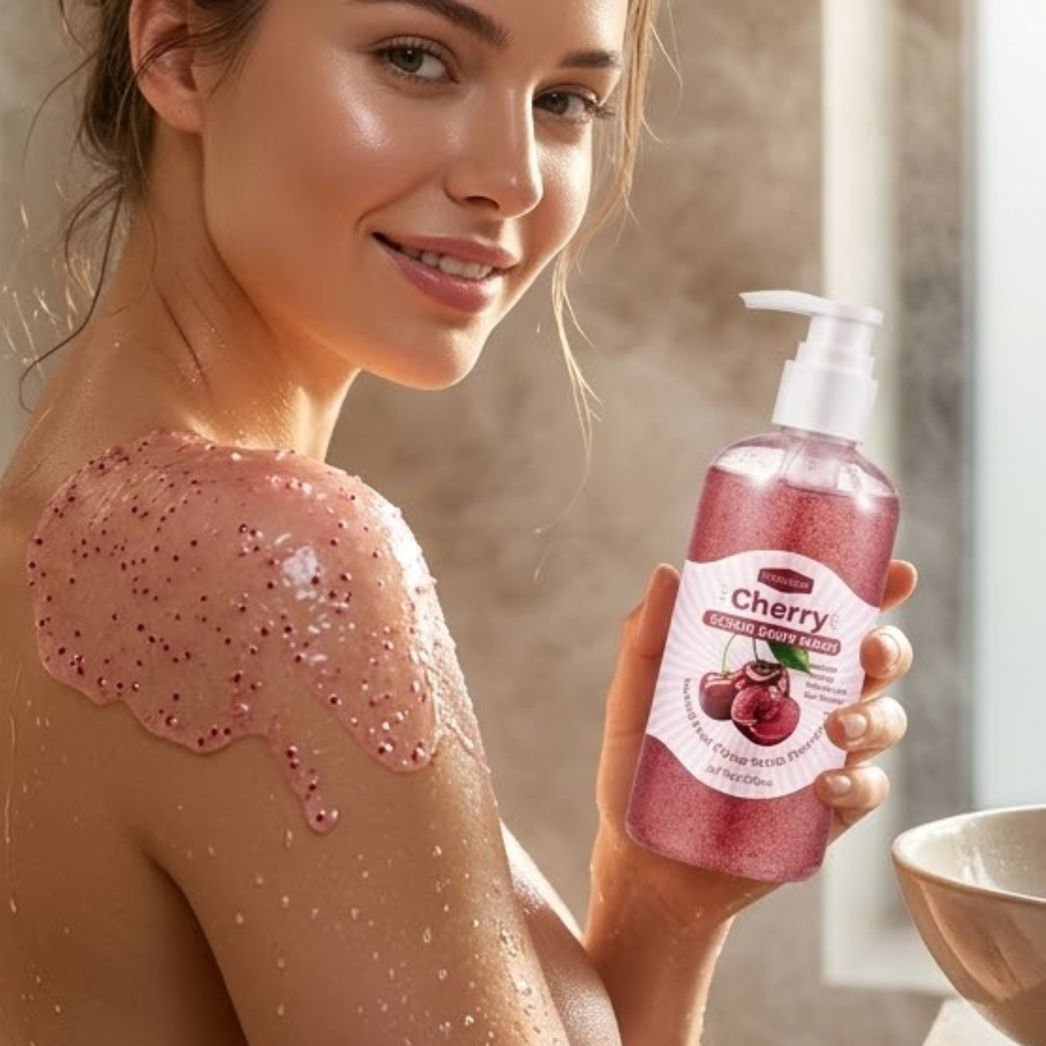 Gel Douche Gommant Cherry