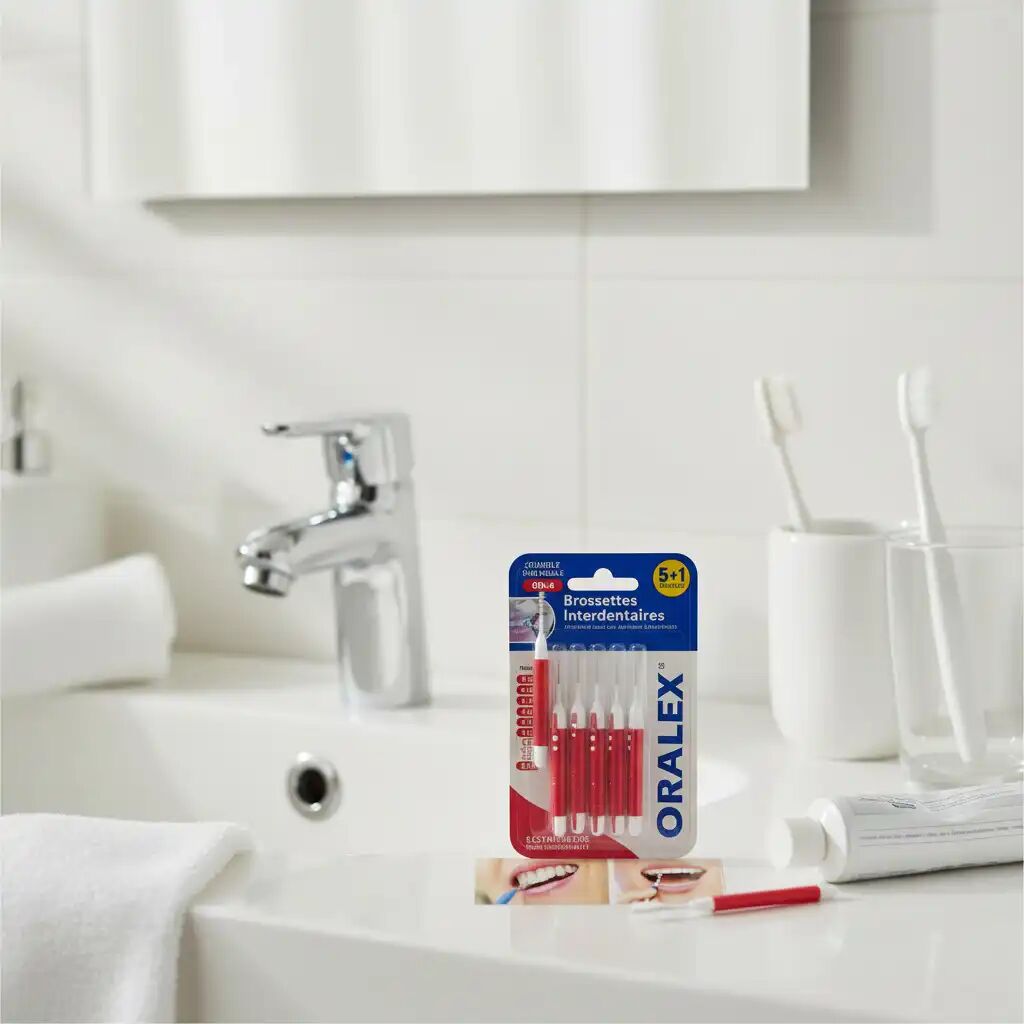 Pack 3 X Brossettes Interdentaires (5+1) Rouge