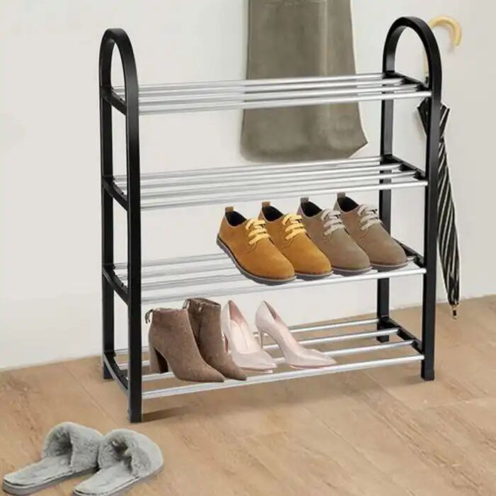 Étagère À Chaussures 4 Niveaux - Organisation & Rangement