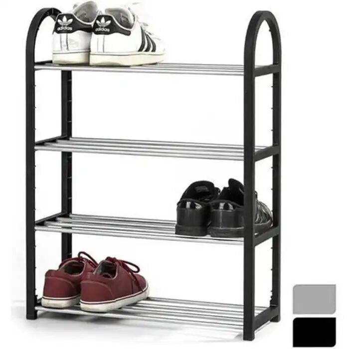Étagère À Chaussures 4 Niveaux - Organisation & Rangement