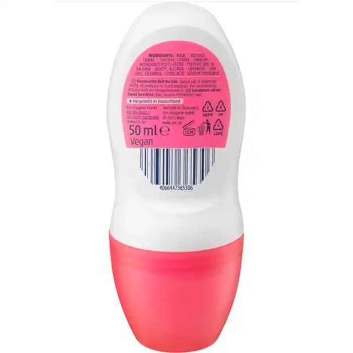 Déodorant Balea Sweet Sunshine – 24h, Parfum Fruits Tropicaux, Sans Aluminium