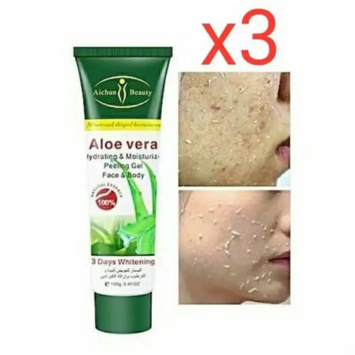 Crème - Aichun Beauty - Gel Exfoliant Hydratant Daloe Vera - Sans Parabène - Visage Et Corps