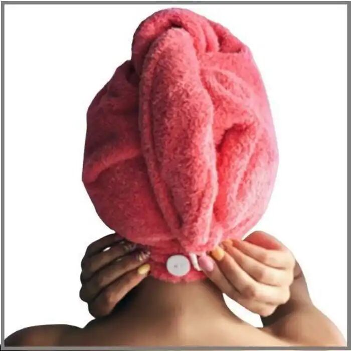 Serviette Microfibre Douce Cheveux