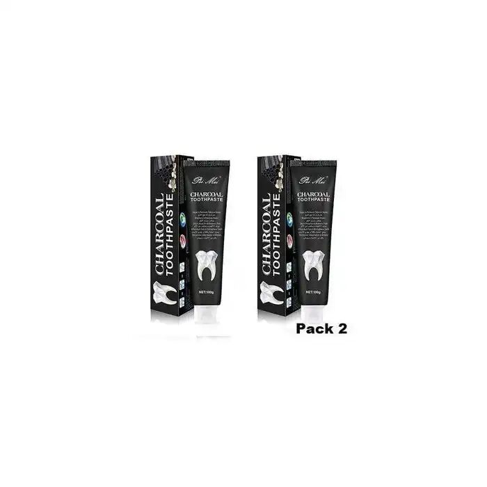 Dentifrice Charbon De Bambou X2 – Soin Blanchissant & Hygiène Bucco-dentaire