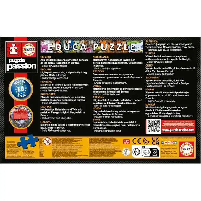 Puzzle 500 Pièces – Dinosaures - 48 X 34 Cm