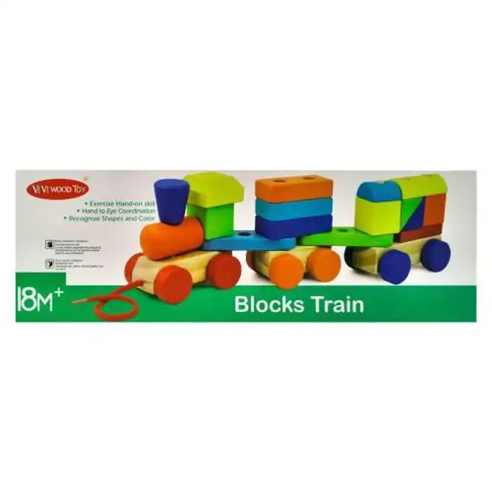 Jouet Train Éducatif En Bois - 18m+