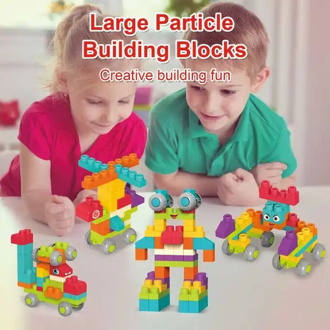 Blocs De Construction Souples – 66 Pièces Empilables