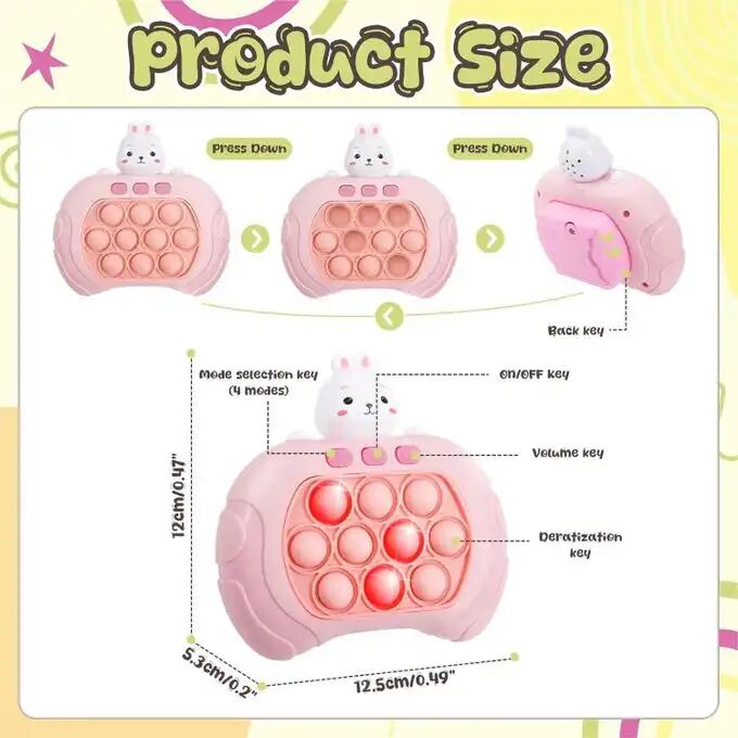 Jeu Électronique Pop It - V2.0 - Lapin