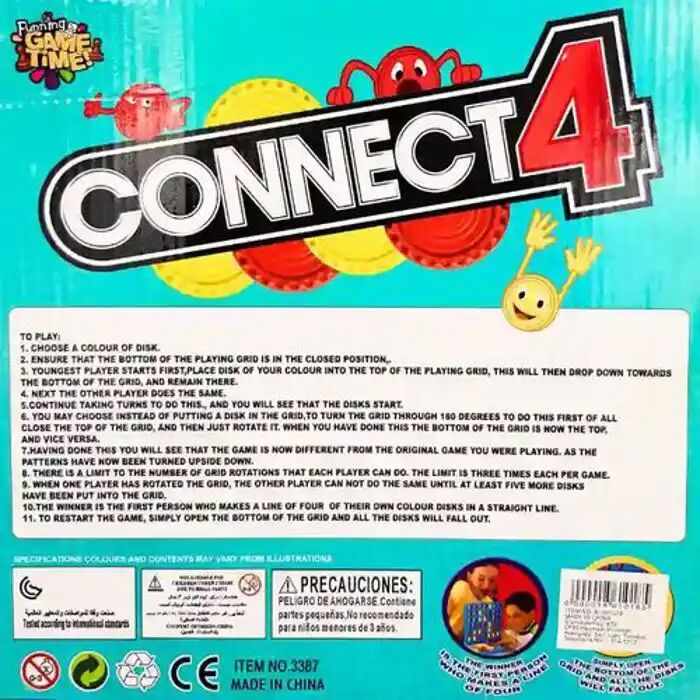 Jeu De Société Connect 4 - 6 Ans Et Plus