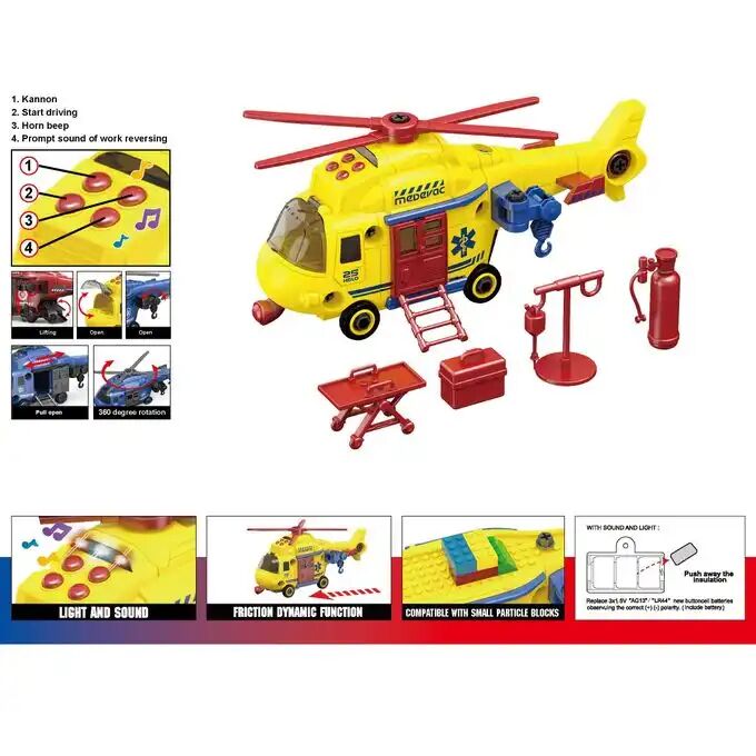 Hélicoptère Ambulance À Construire thumbnail 3