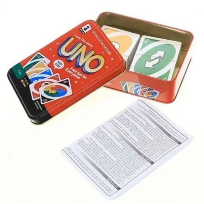 Jeu De Cartes Uno Boite En Métale - À Partir De 6 Ans thumbnail 3