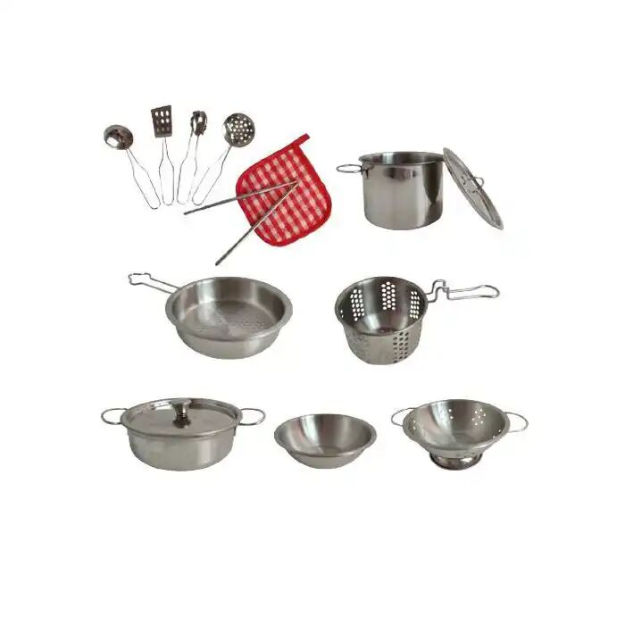 Cuisine En Acier Inoxydable 15 Pcs Pour Enfants