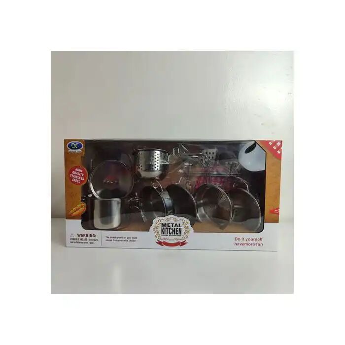 Cuisine En Acier Inoxydable 15 Pcs Pour Enfants