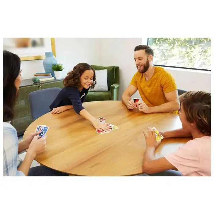 Uno Deluxe Jeux De Cartes Familial Pour Enfants Et Adultes thumbnail 3