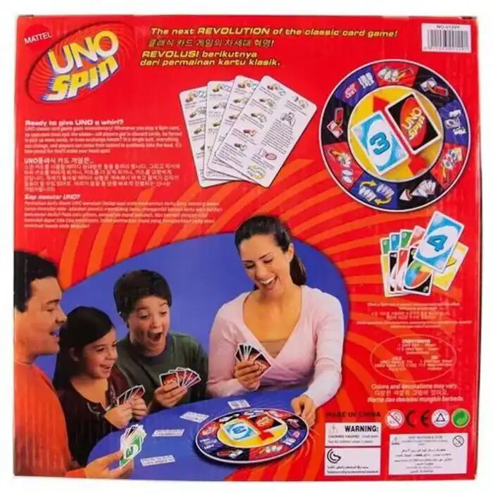 Jeu De Société Uno Spin 112 Cartes - À Partir De 6 Ans thumbnail 3