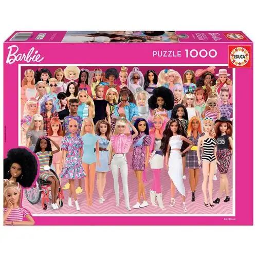 Puzzle -univers Barbie 1000 Pièces - 68 X 48 Cm