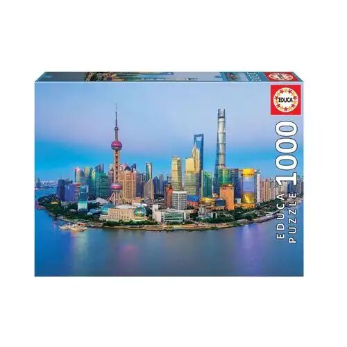 Puzzle - Shangai Skyline At Sunset 1000 Pièces 