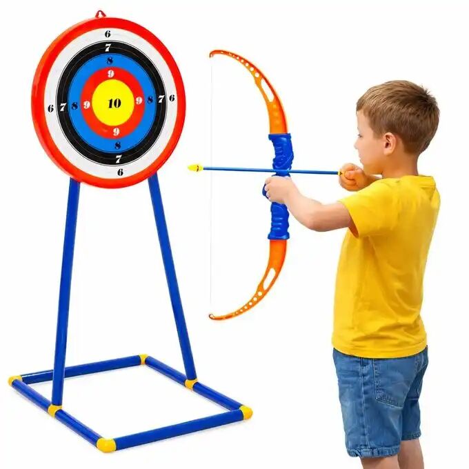 Ensemble De Tir À Larc Avec 3 Flèches À Ventouses