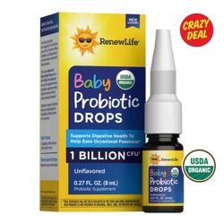 Baby Probiotic Drops – Gouttes Probiotiques Bébé Bio (8 Ml)