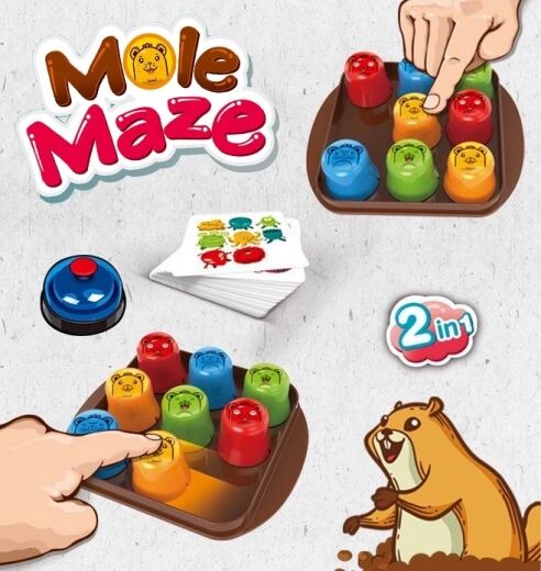 Mole Maze – Jeu Éducatif Et Compétitif 2 En 1 thumbnail 3