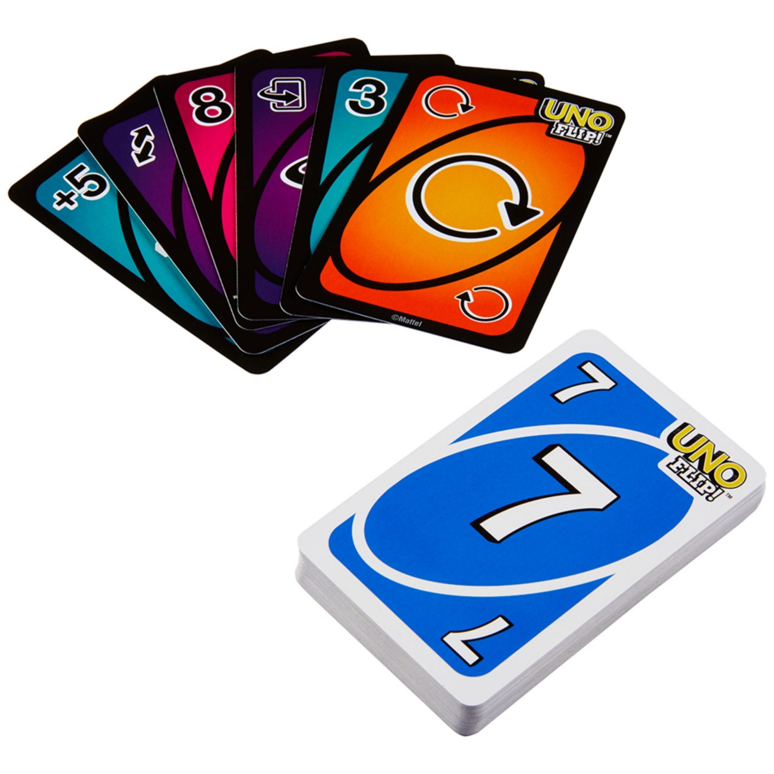Uno Flip | Jeu De Cartes Familial À Double Face Plein De Suspense