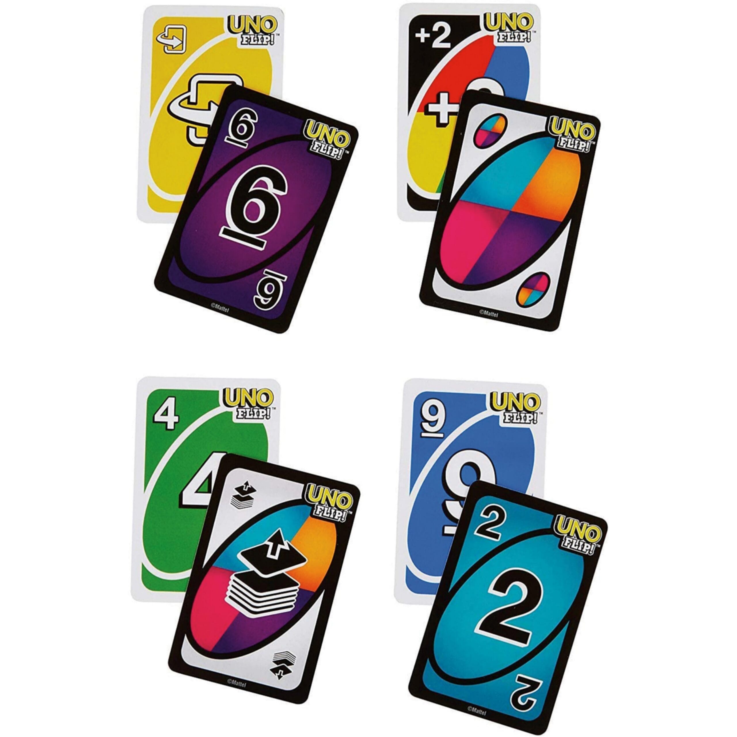 Uno Flip | Jeu De Cartes Familial À Double Face Plein De Suspense