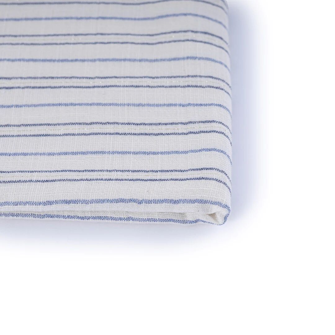 Maxi Lange 100 X 100 Cm Rayé Bleu