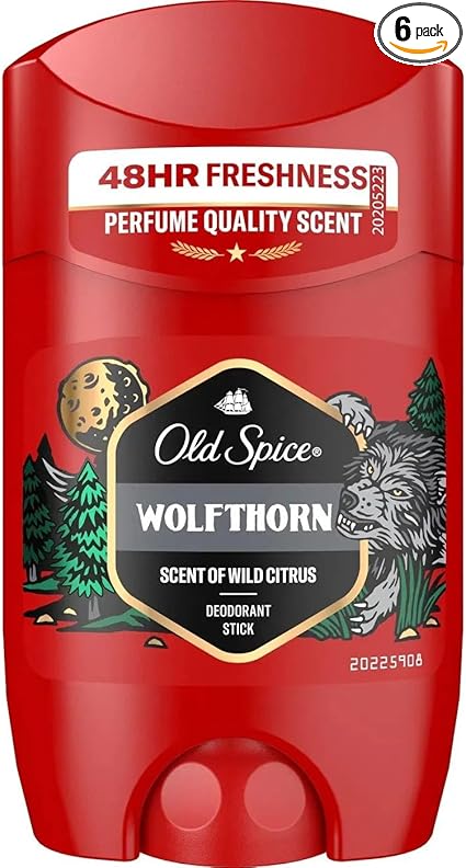 Old Spice Gamer Homme – Déodorant Stick Wolfthorn + Gel Douche – Parfum Longue Durée