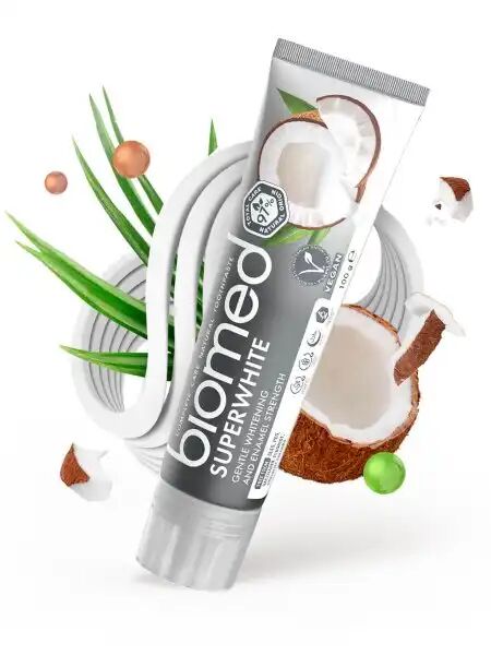 Super White Dentifrice À L’huile De Coco 100g Sans Fluor 99% Naturel thumbnail 3