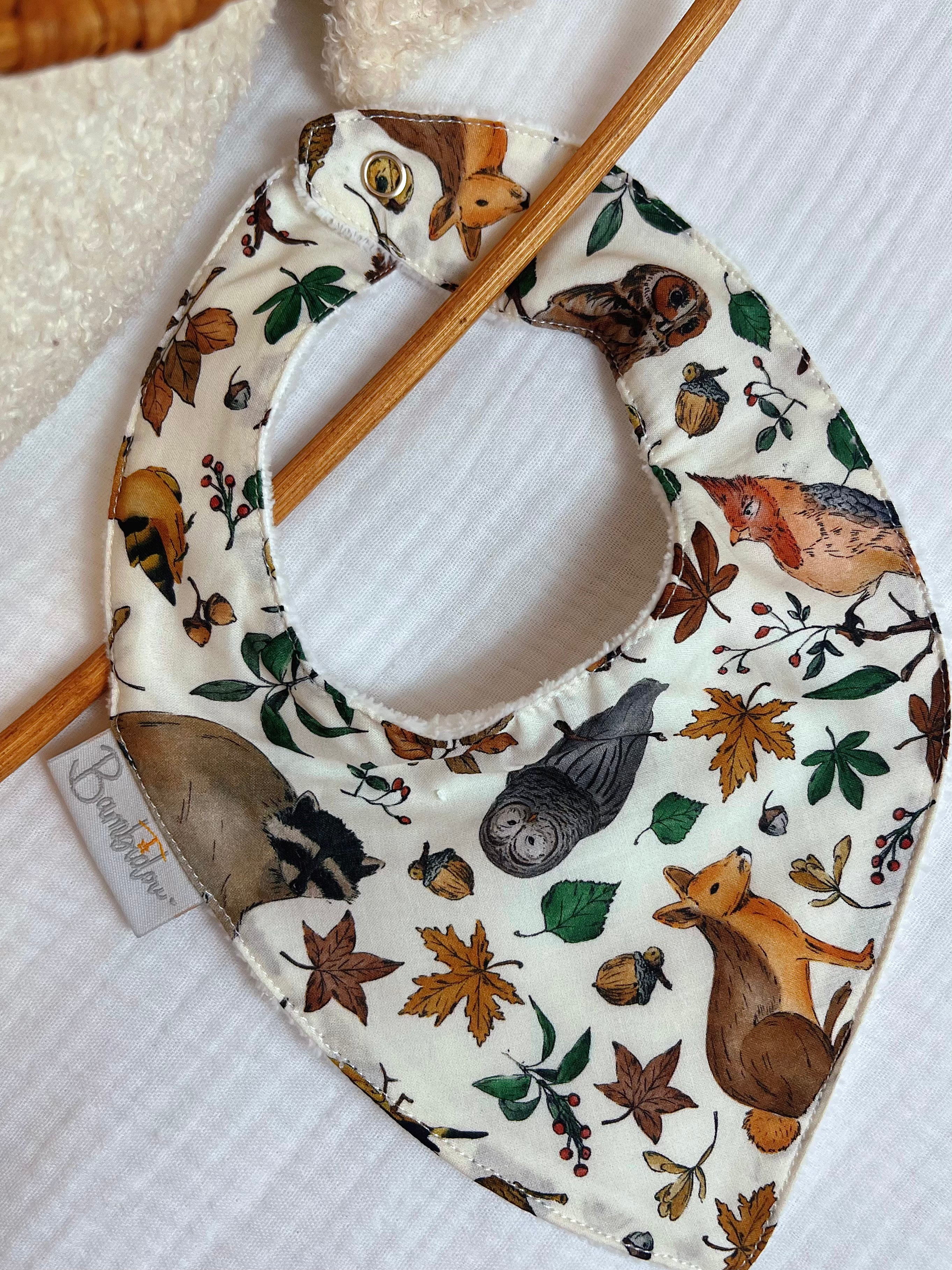 Bavoir Bandana Hibou thumbnail 4