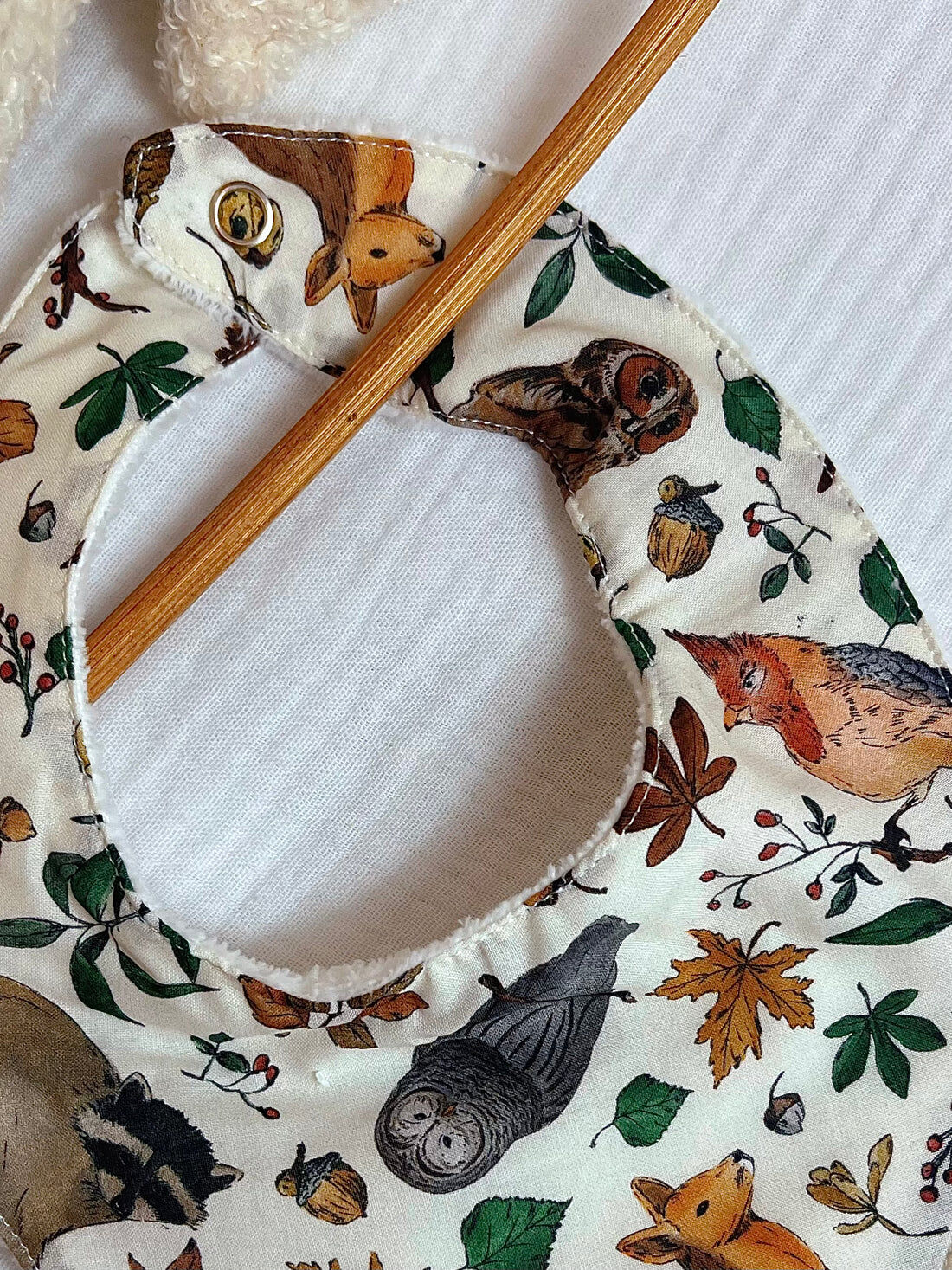 Bavoir Bandana Hibou thumbnail 3