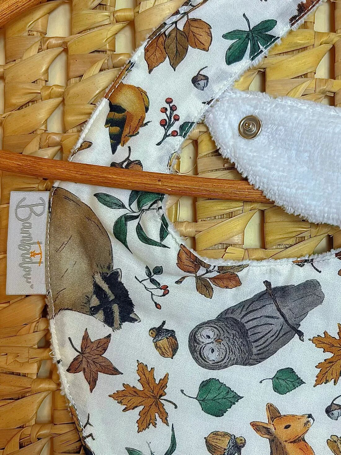 Bavoir Bandana Hibou