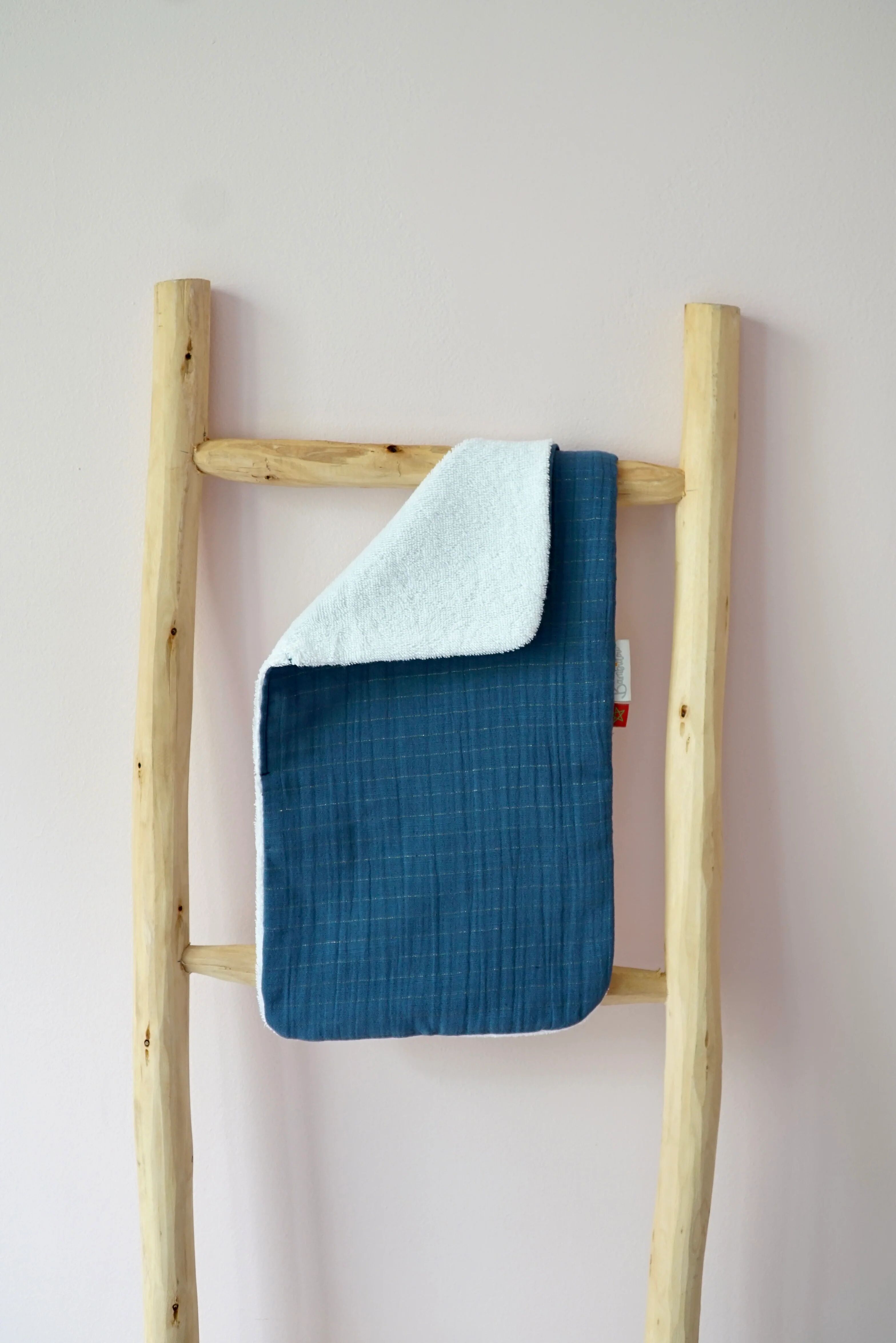 Serviette De Rot Bavoir Dépaule Bleu Marine