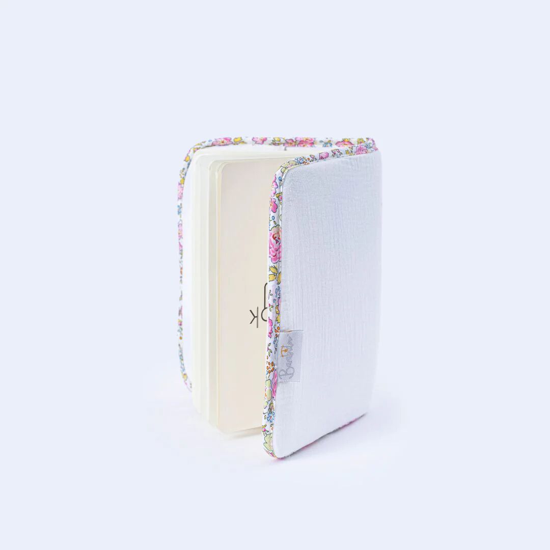 Gaze Blanc Liberty Protège Carnet De Santé