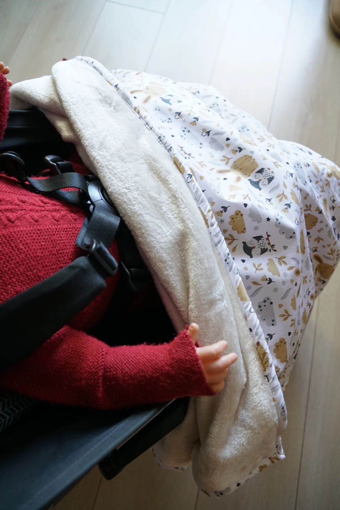 Couverture Lapinou 80x100 Cm Arrière Polaire thumbnail 3