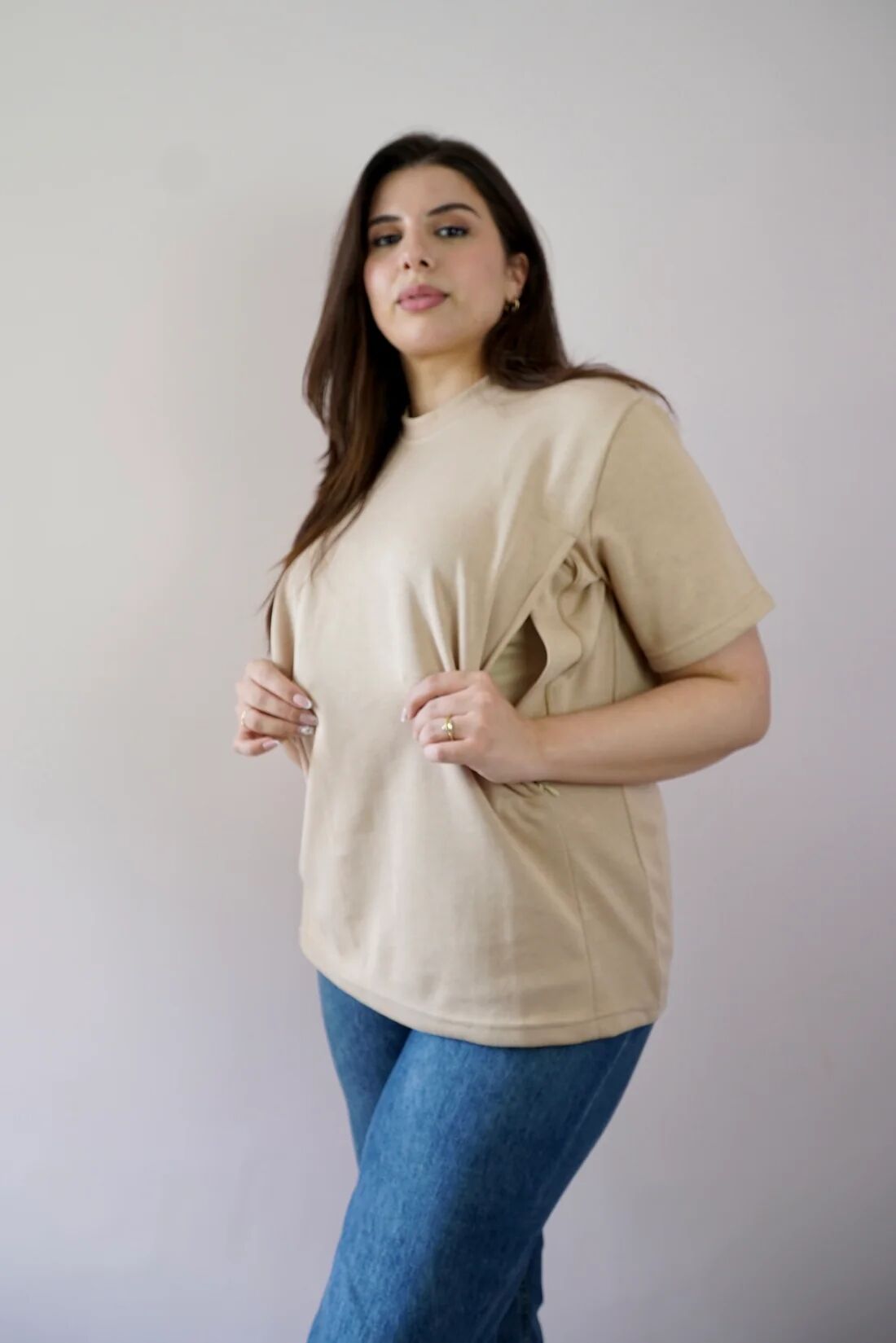 T-shirt D'allaitement Camel