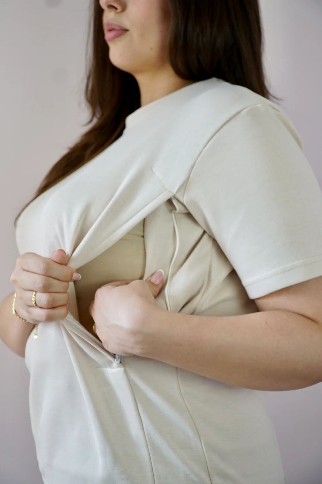 T-shirt Dallaitement Beige