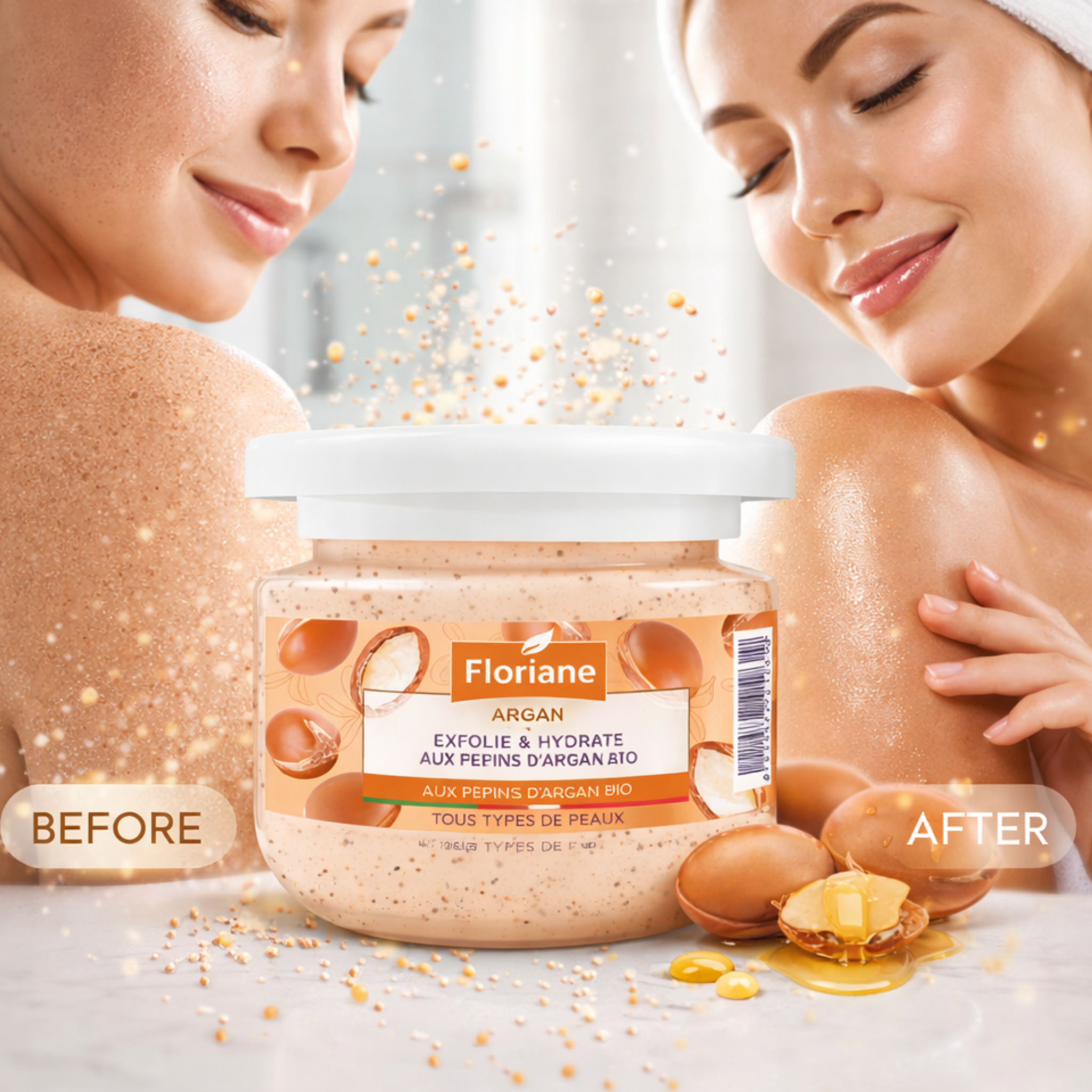 Gommage Corps À L’huile D’argan