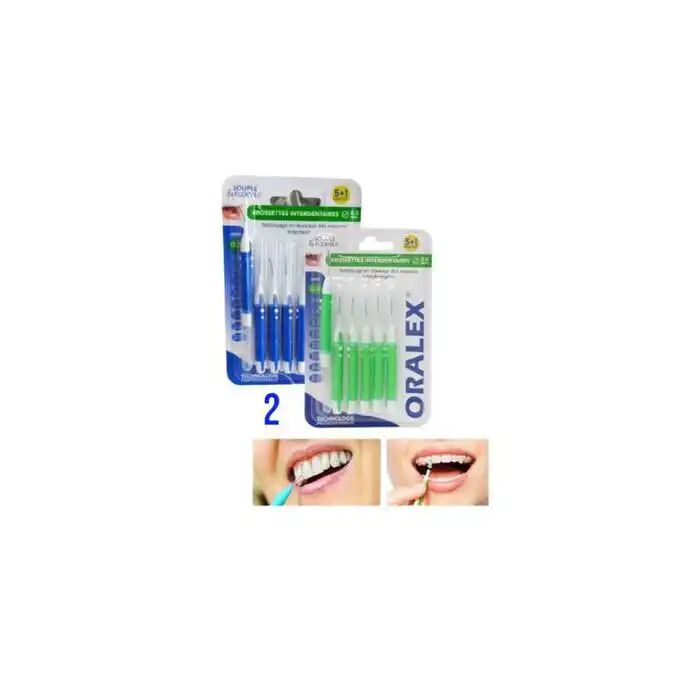 2 Pack - Brossettes Interdentaires (5+1)