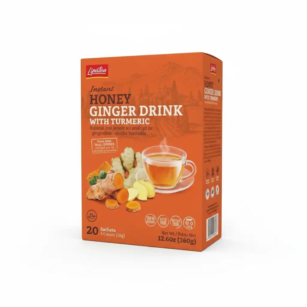Boisson Instantanée ( Gingembre-miel-curcuma) 20 Sachets Soluble