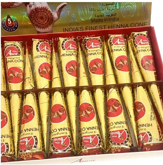 Henné Rouge Arabe Pour Tatouage En Cône