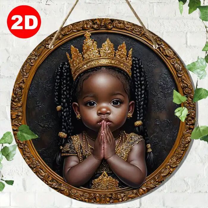 Art Mural - Panneau Rond En Bois - Décoration Multicolore