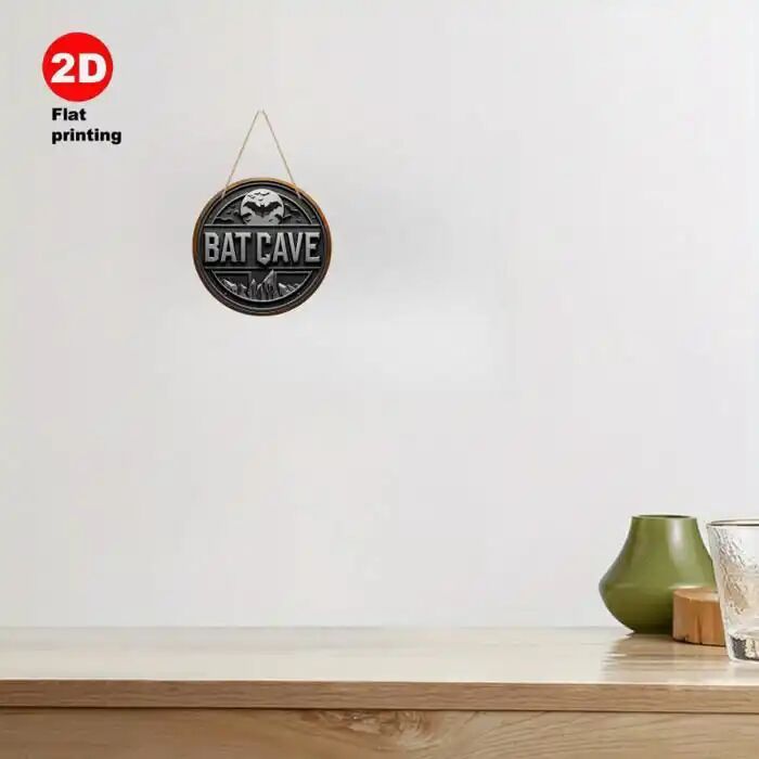 Plaque Décorative - Grotte Des Chauves-souris - Bois - Multicolore