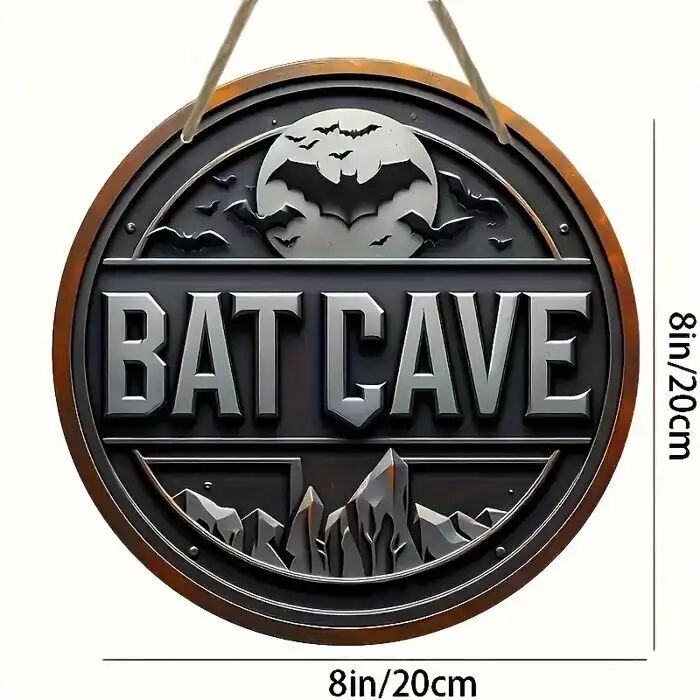 Plaque Décorative - Grotte Des Chauves-souris - Bois - Multicolore