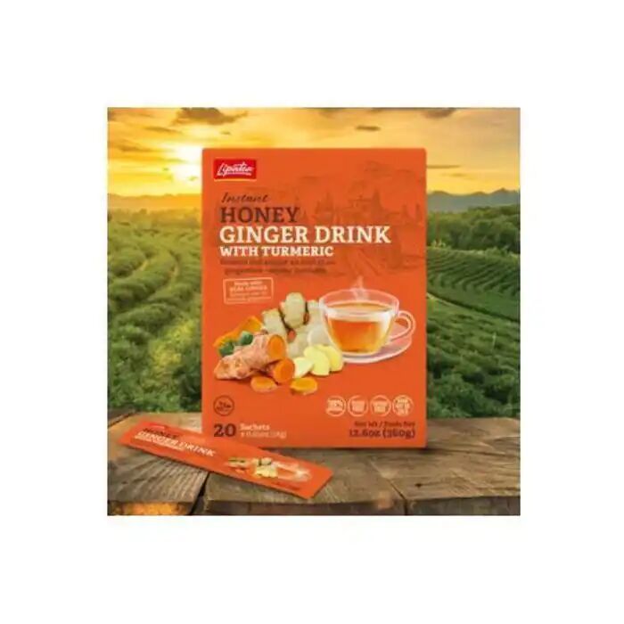 Boisson Instantanée 20 Sachets Soluble - Gingembre, Miel, Curcuma