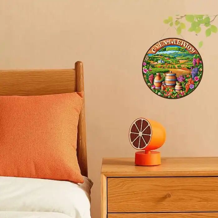 Panneau Décoratif - Ozam Paris - Rustique Bois Rond - Multicolore - Intérieur