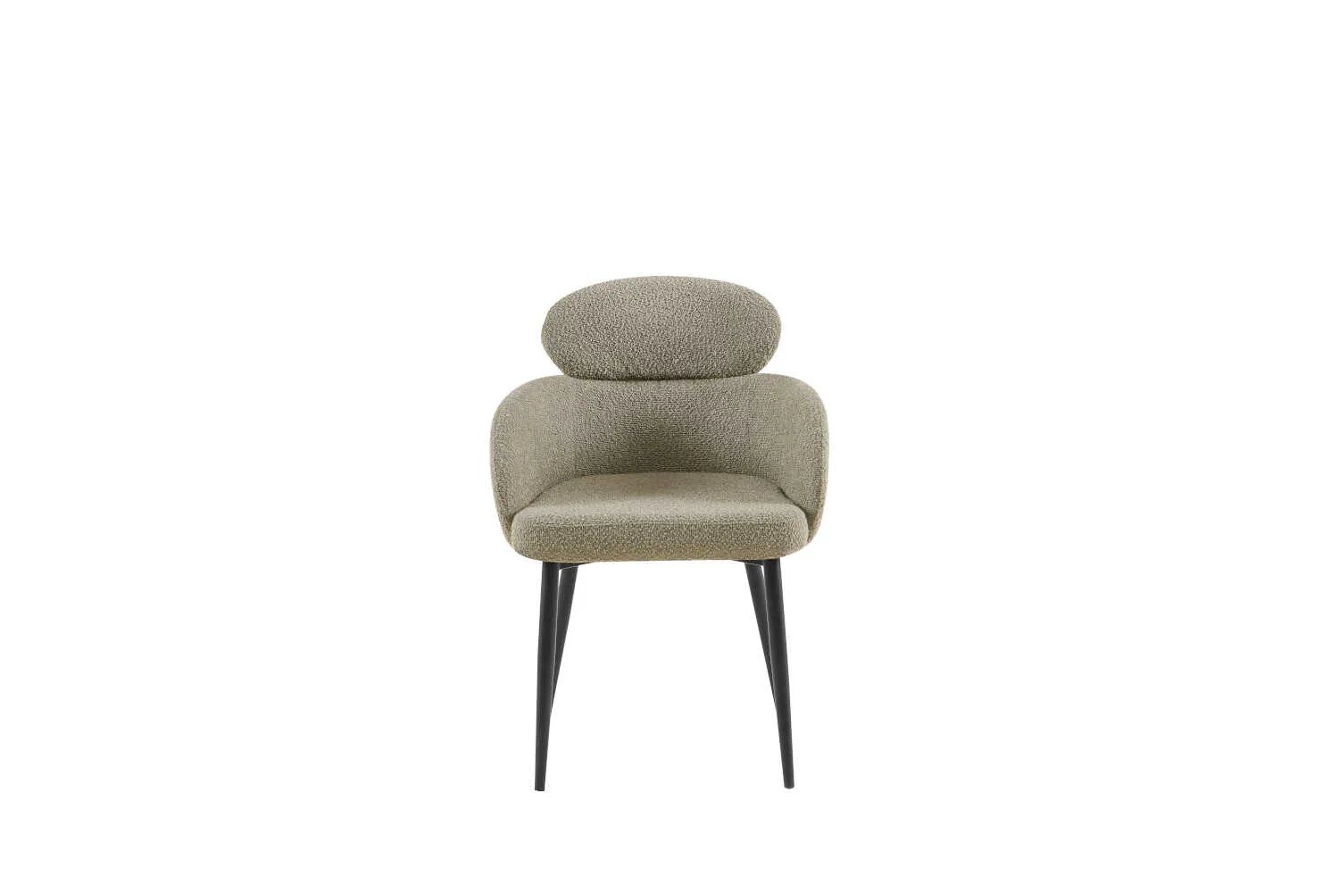 Laure Fauteuil En Tissus Bouclette