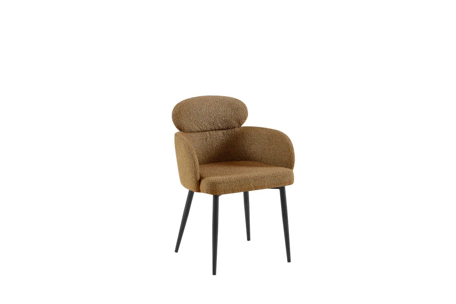 Laure Fauteuil En Tissus Bouclette