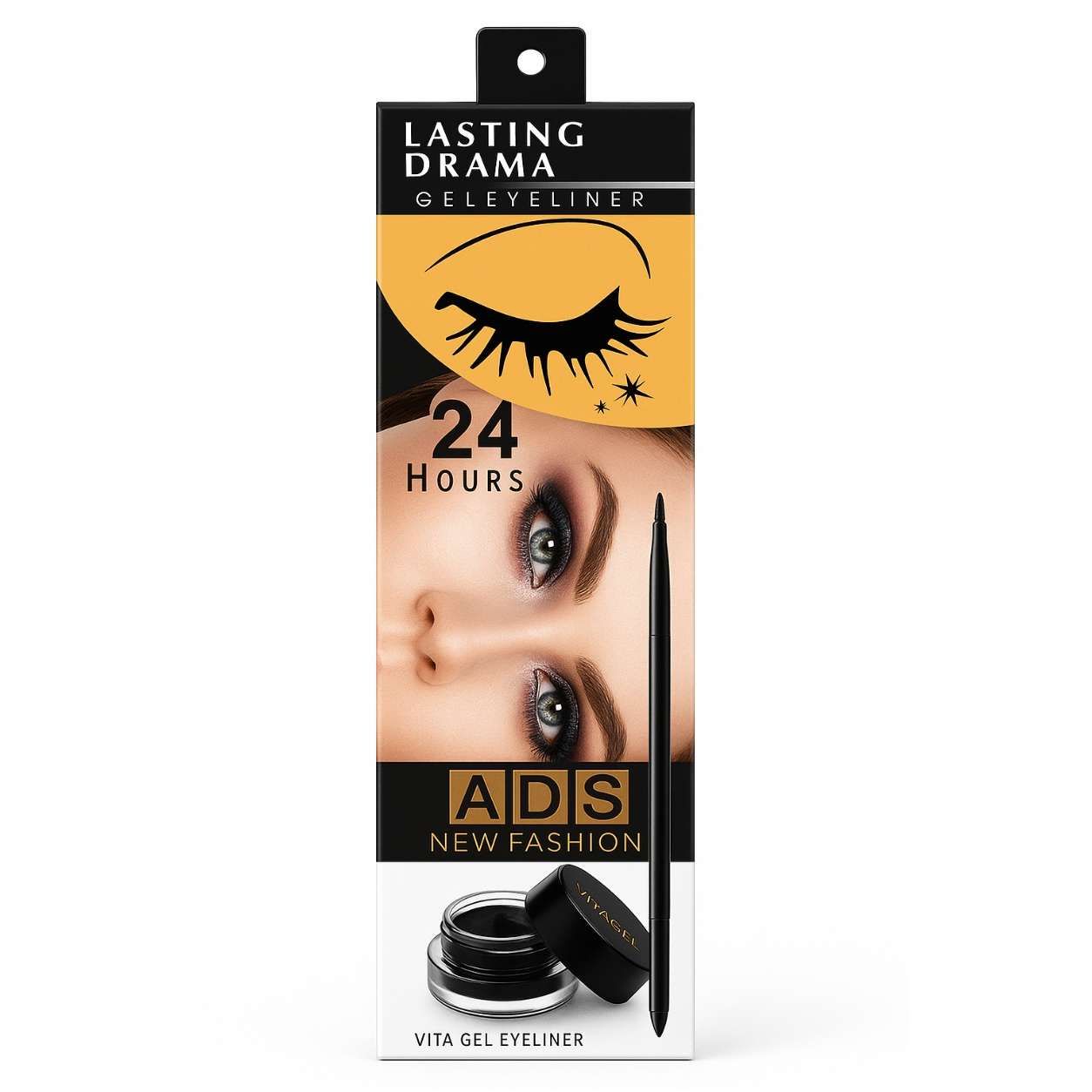 Ads Lasting Drama – Eyeliner Gel 24h Haute Précision