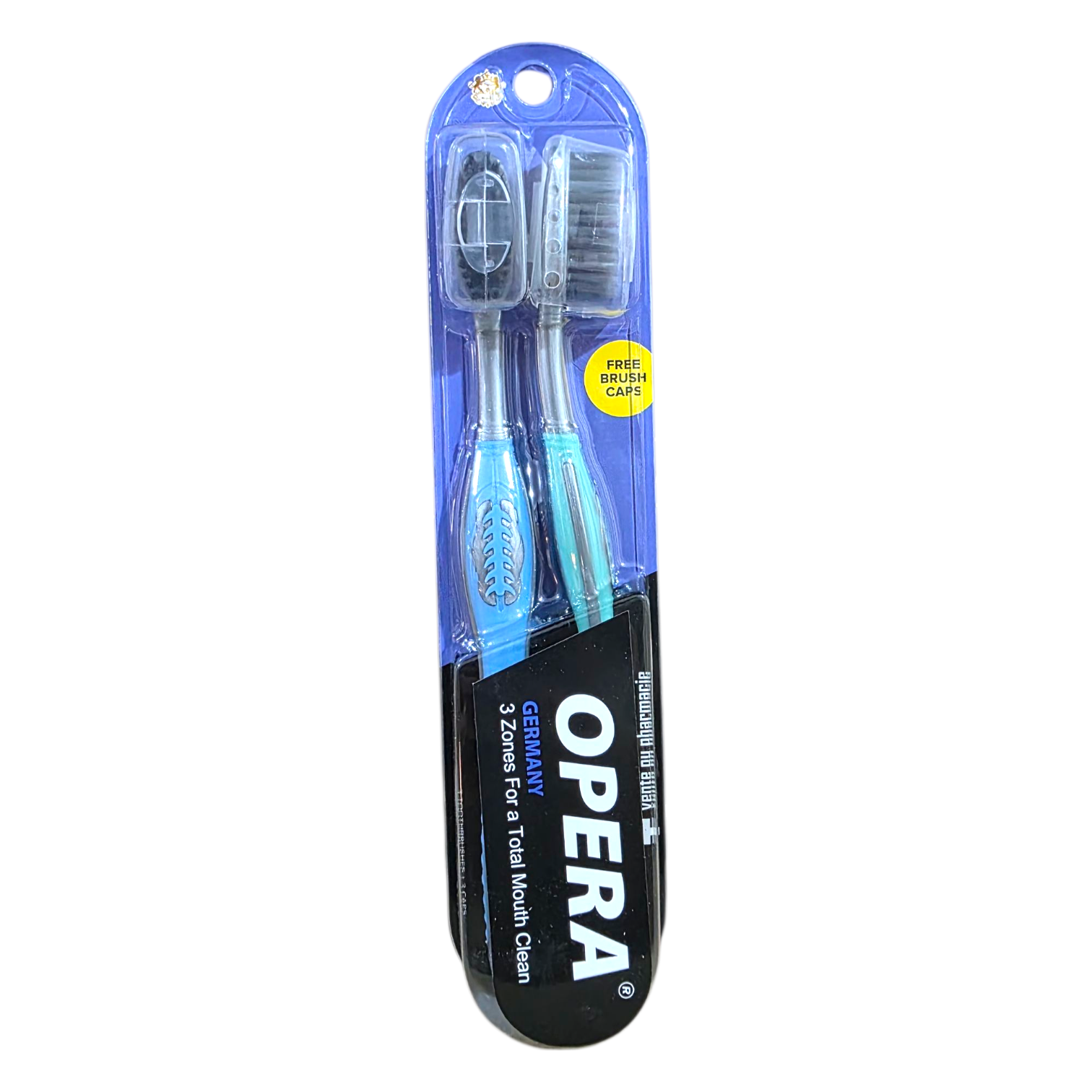 Lot De 2 Brosses À Dents Avec Capuchons
